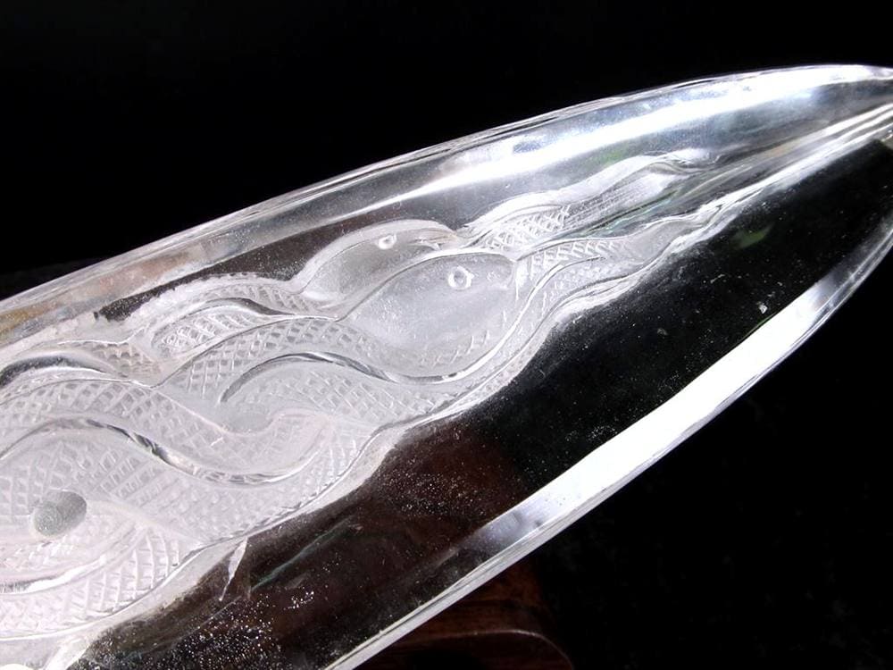 水晶 プルパ 金剛杭 彫刻 置物