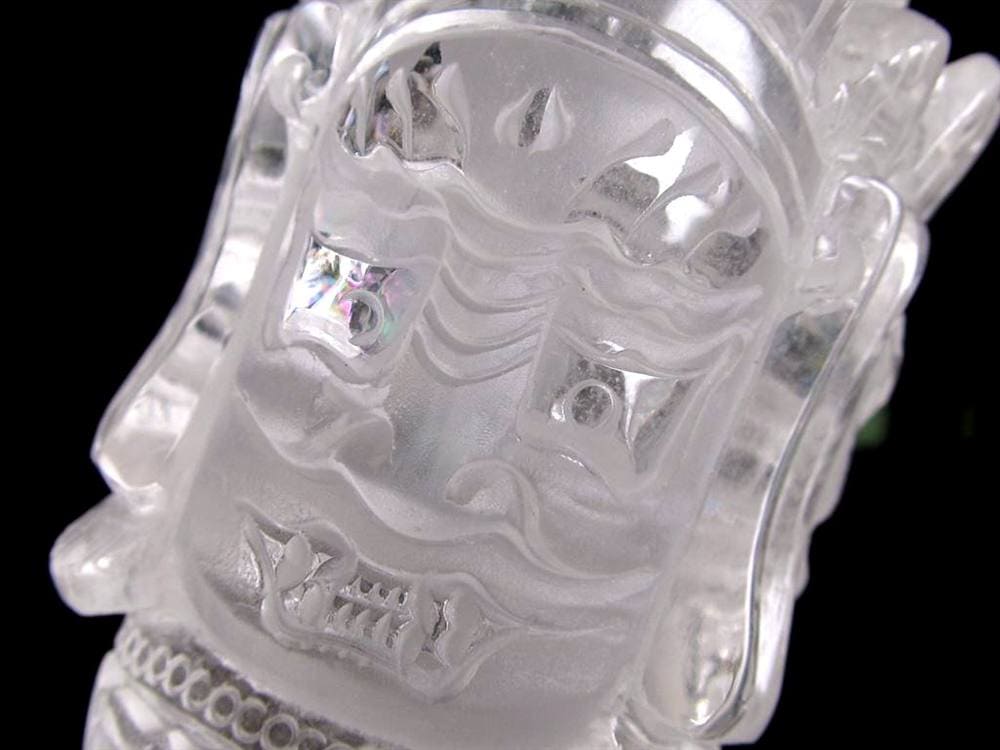 水晶 プルパ 金剛杭 彫刻 置物