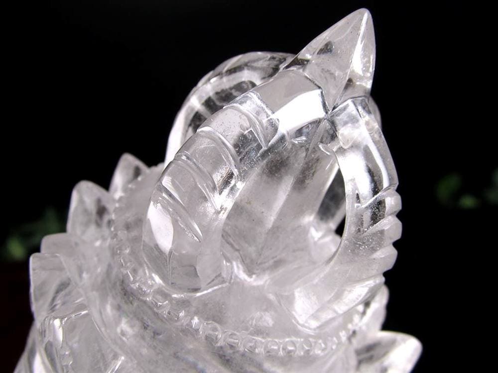 水晶 プルパ 金剛杭 彫刻 置物