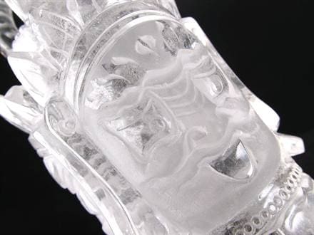 水晶 プルパ 金剛杭 彫刻 置物