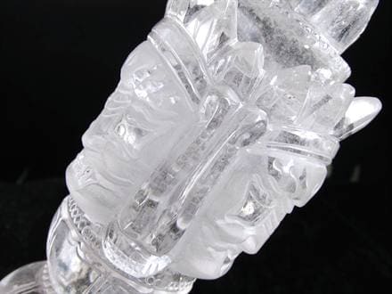 水晶 プルパ 金剛杭 彫刻 置物