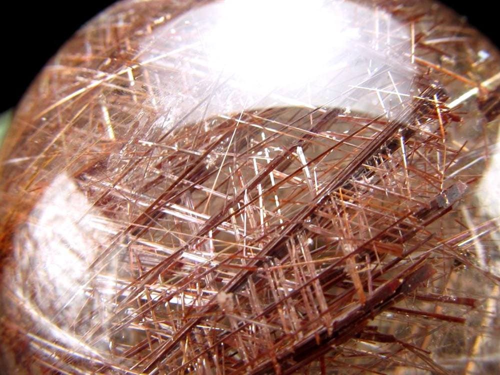 シルバールチルクォーツ 丸玉 スフィア レッドルチル シルバールチル