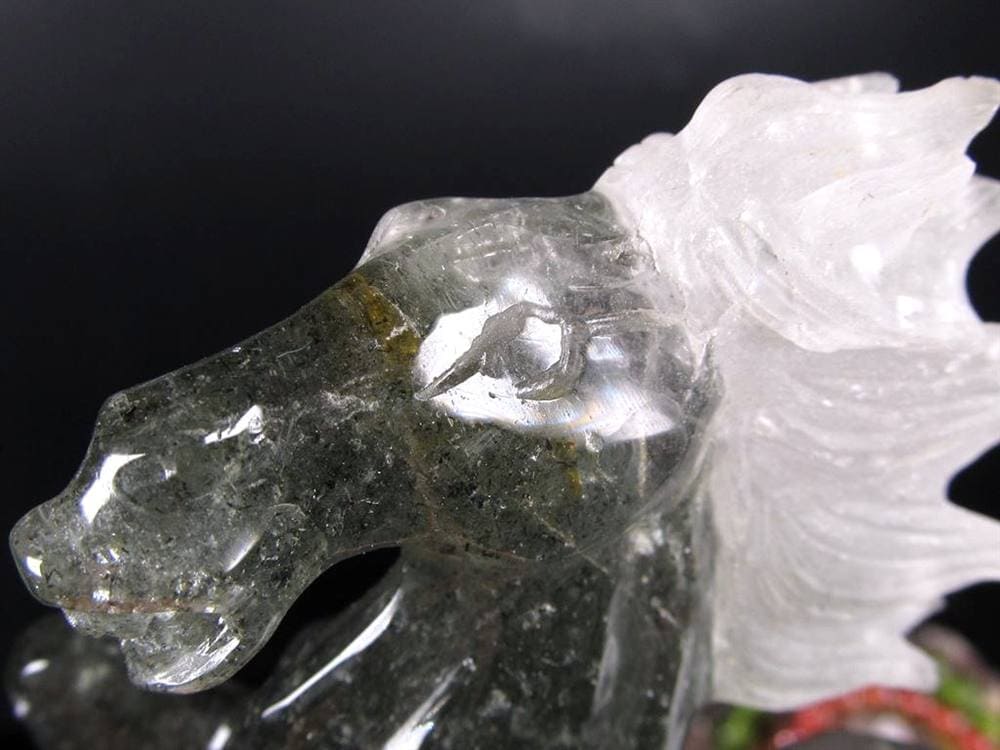 馬 天然水晶 万能の石 浄化 置物