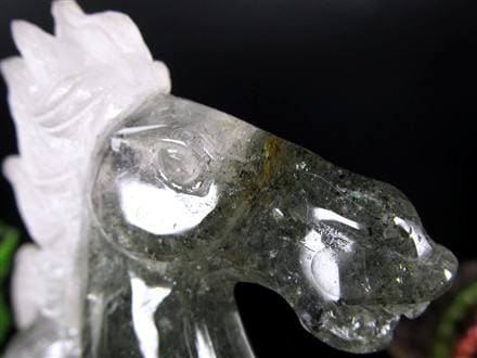 馬 天然水晶 万能の石 浄化 置物