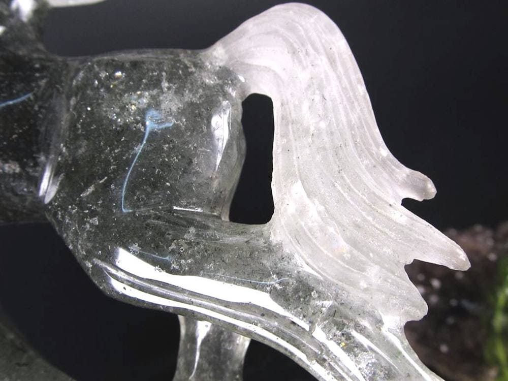 馬 天然水晶 万能の石 浄化 置物