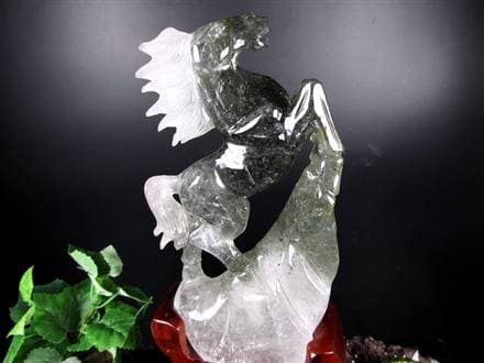 馬 天然水晶 万能の石 浄化 置物
