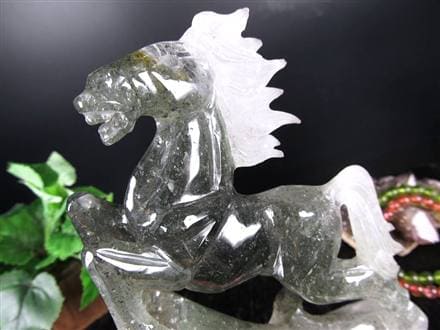 馬 天然水晶 万能の石 浄化 置物