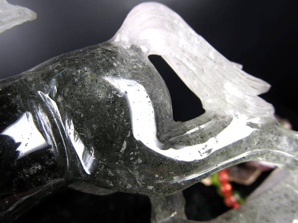 馬 天然水晶 万能の石 浄化 置物