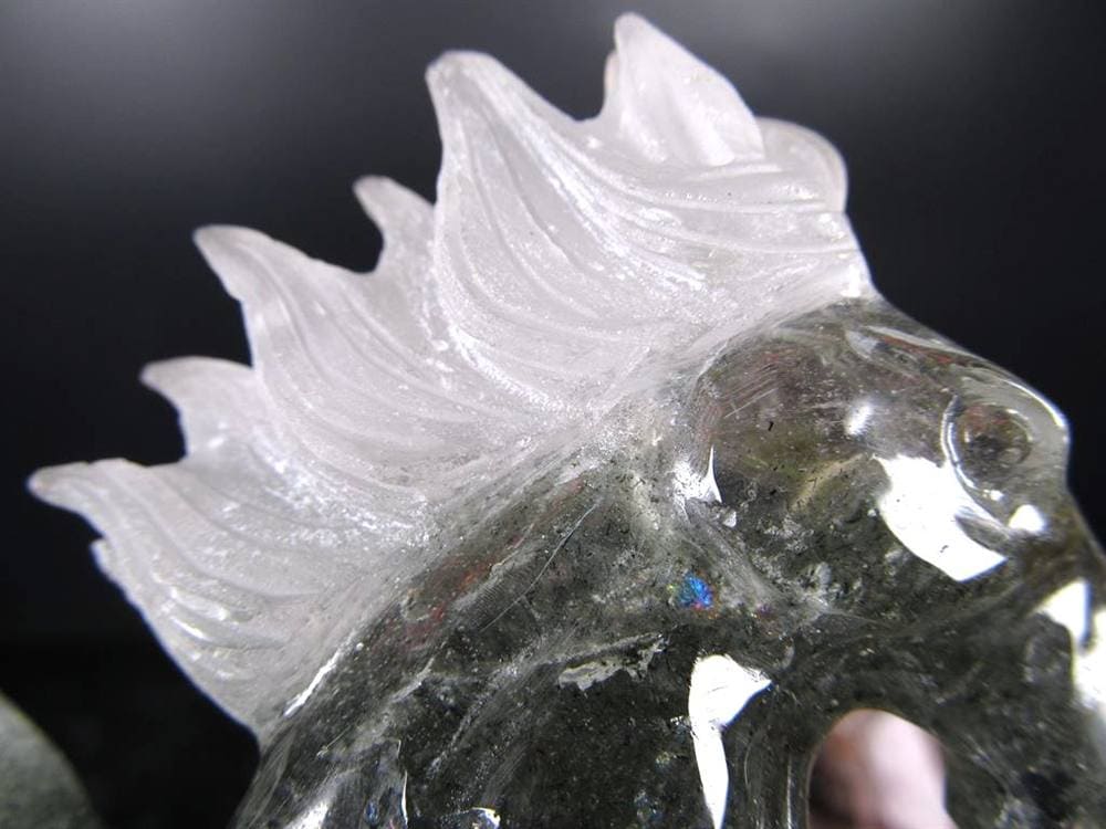 馬 天然水晶 万能の石 浄化 置物