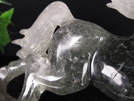 馬 天然水晶 万能の石 浄化 置物