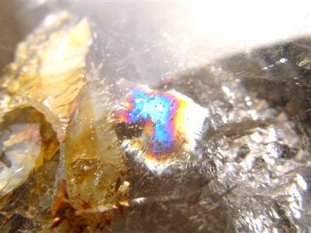 水入り水晶 エレスチャル 原石 置物 エンハイドクォーツ