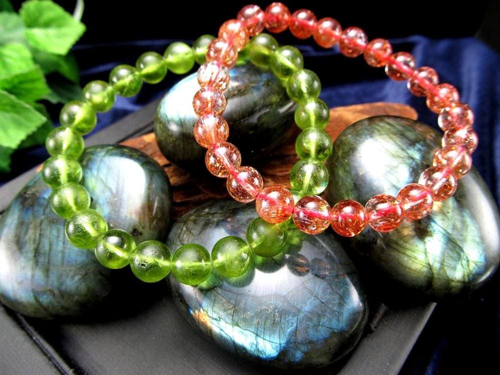 ラブラドライト タンブル 握り石 ポリッシュ 磨き石