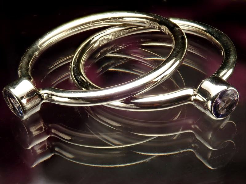 タンザナイトリング