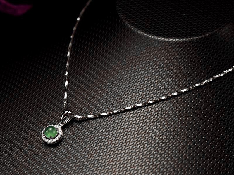 エメラルド&キュービックジルコニア