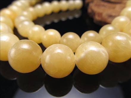 アラゴナイト 一連 ビーズ連 霰石 天然石