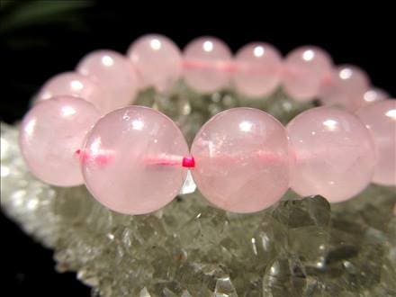 ローズクォーツ,ビーズ連,天然石,パワーストーン,紅石英