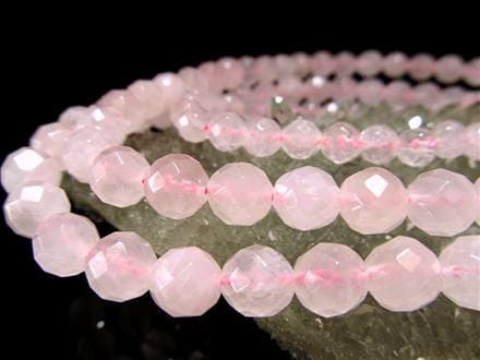 ローズクォーツ,ビーズ連,天然石,パワーストーン,紅石英