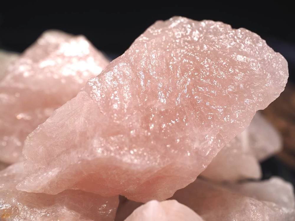 ローズクォーツ ロッククリスタル 紅石英 原石 マダガスカル