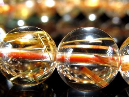 ゴールドルチル ブレスレット タイチン 金針水晶 天然石