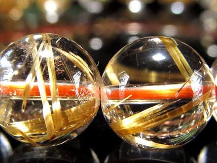 ゴールドルチル ブレスレット タイチン 金針水晶 天然石