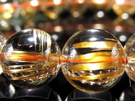 ゴールドルチル ブレスレット タイチン 金針水晶 天然石