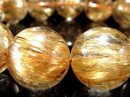 ゴールドルチル ブレスレット タイチン 金針水晶 天然石