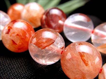 赤水晶 レッドクリスタル レッドガーデン レッドファントム ビーズ連 連材