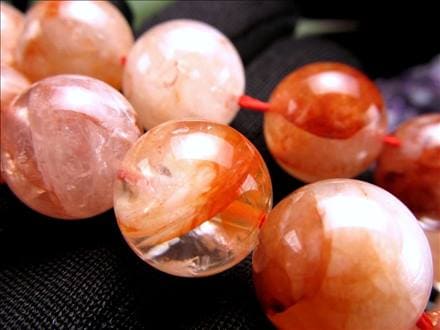 赤水晶 レッドクリスタル レッドガーデン レッドファントム ビーズ連 連材