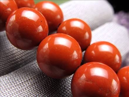 レッドジャスパー 赤碧玉 ジャスパー ビーズ連 連材