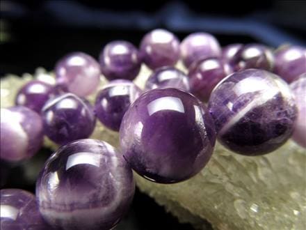 アメジスト 連材 パーツ 紫水晶 一連