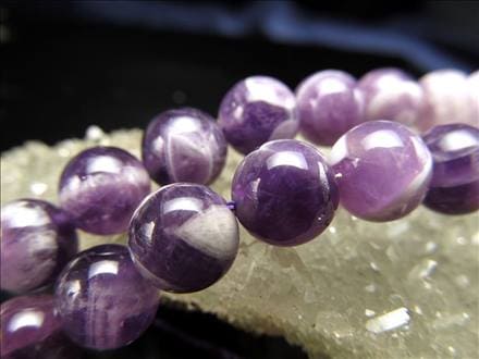 アメジスト 連材 パーツ 紫水晶 一連