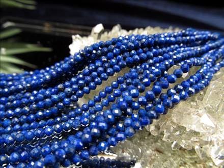 ラピスラズリ 連材 瑠璃 1連 パーツ