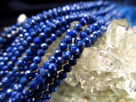 ラピスラズリ 連材 瑠璃 1連 パーツ