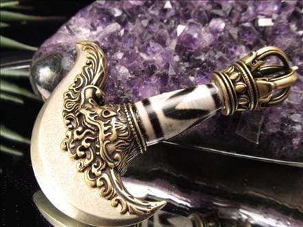 天珠 カルタリ 曲刀 宝斧 ご利益 龍紋