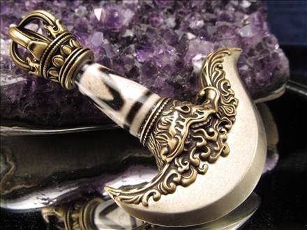 天珠 カルタリ 曲刀 宝斧 ご利益 龍紋