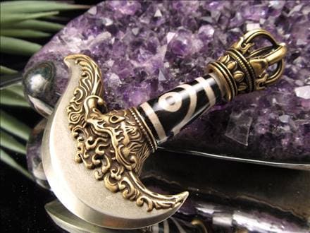 天珠 カルタリ 曲刀 宝斧 ご利益 龍紋