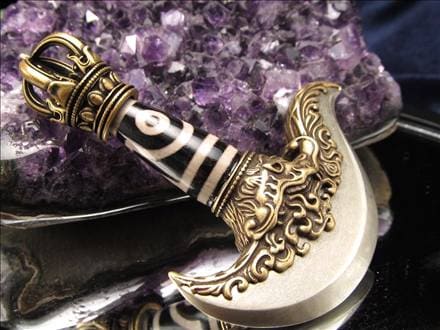 天珠 カルタリ 曲刀 宝斧 ご利益 龍紋