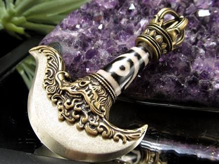 天珠 カルタリ 曲刀 宝斧 ご利益 龍紋