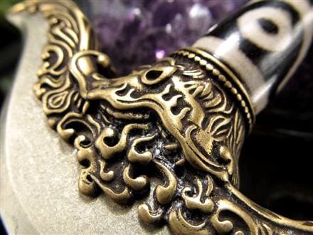 天珠 カルタリ 曲刀 宝斧 ご利益 龍紋