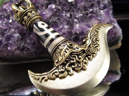 天珠 カルタリ 曲刀 宝斧 ご利益 龍紋