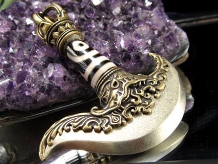 天珠 カルタリ 曲刀 宝斧 ご利益 龍紋