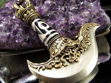 天珠 カルタリ 曲刀 宝斧 ご利益 龍紋