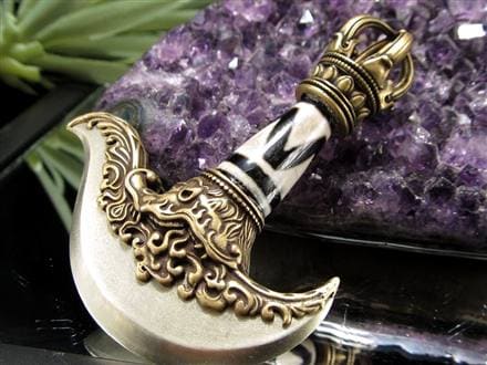 天珠 カルタリ 曲刀 宝斧 ご利益 龍紋