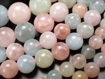 MIXベリル ミックスベリル アクアマリン モルガナイト 連材