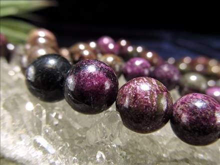 ビーズ連 スティヒタイト スティヒト石 天然石 サーペンティン アトランティサイト