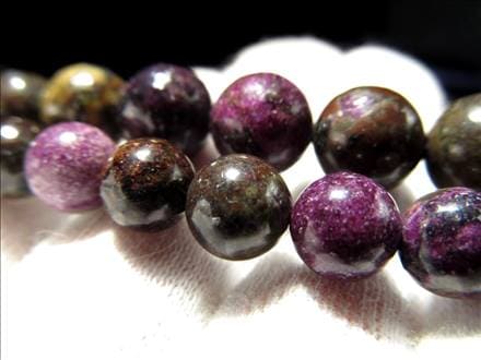 ビーズ連 スティヒタイト スティヒト石 天然石 サーペンティン アトランティサイト