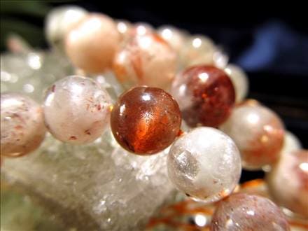 ビーズ連,フェルドスパーサンストーン,サンベリル,天然石,サンストーン