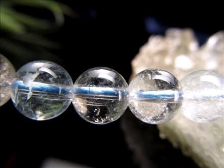 トパーズ 黄玉 連材 カラーレス ビーズ