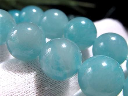 アマゾナイト 天河石 ホープストーン ビーズ連 連材