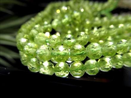 ペリドット 橄欖石 Peridot ビーズ カット